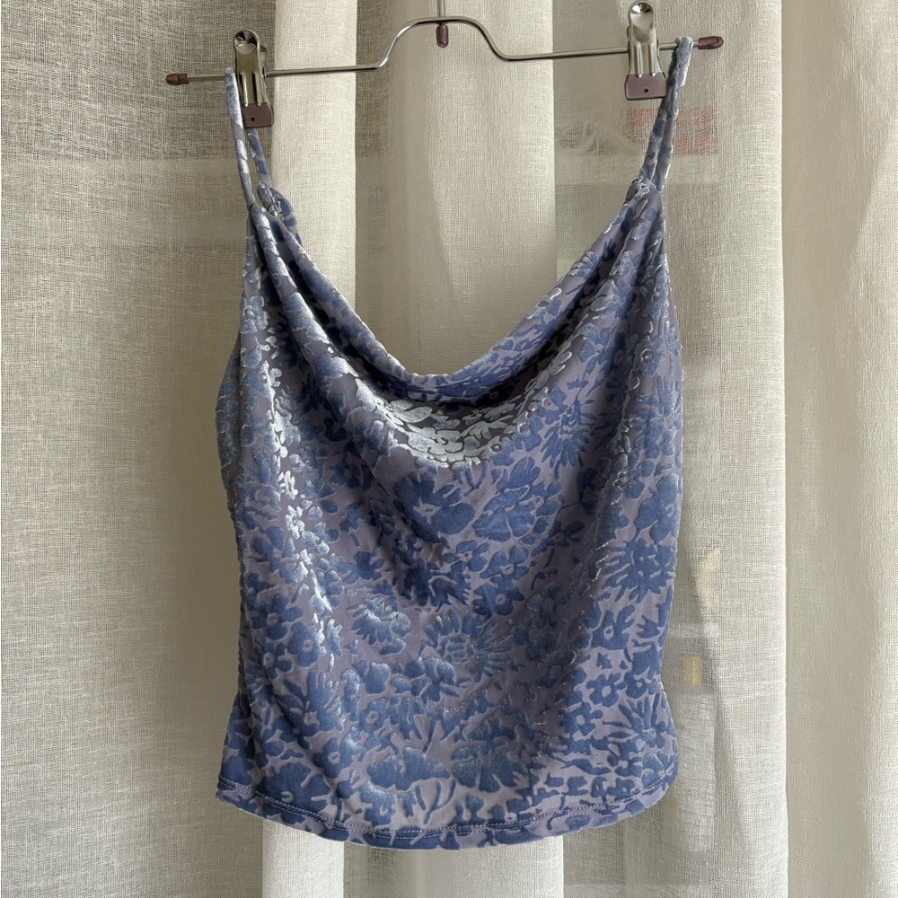 Urban Outfitters Velvel Burnout Cowel Tank - Picture 2 of 4